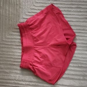 Lululemon Hotty Hot high rise shorts.